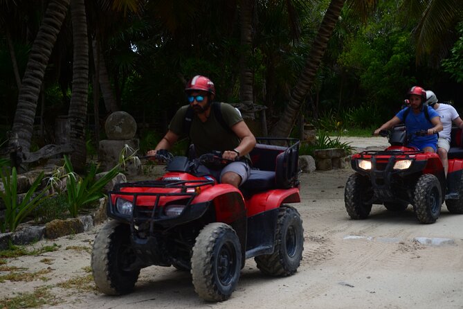 Double Atv Tour In Cozumel And Cenote Jade - El Cedral’s church, ruins, and village setting