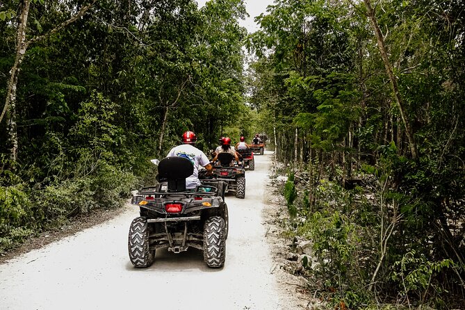 Double Atv Tour In Cozumel And Cenote Jade - Riding the ATV through Cozumel