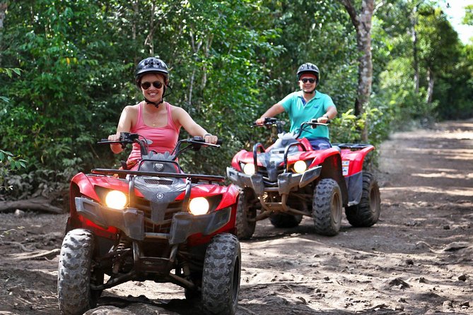 Drive an Atv shared, swim in a Cenote and ziplines in the Cancun - Three activities packed into one Cancun outing