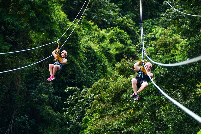 Dual Zipline Side-by-Side Adventure in Punta Cana - From Punta Cana resorts to the mountain course