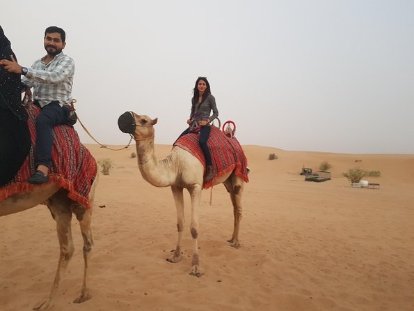 Dubai 4x4 Desert Safari, Quad Bike, Camel Ride & BBQ Dinner - Sandboarding and the sunset photo stop