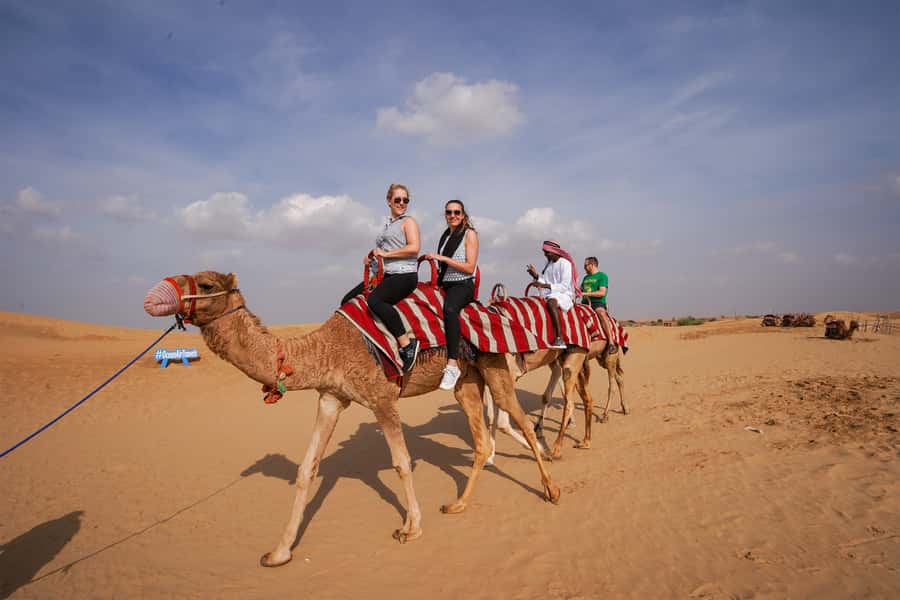 Dubai: Adventure Quad Bike Safari, Camel Ride & Refreshment - Safety First at the Quad-Bike Base