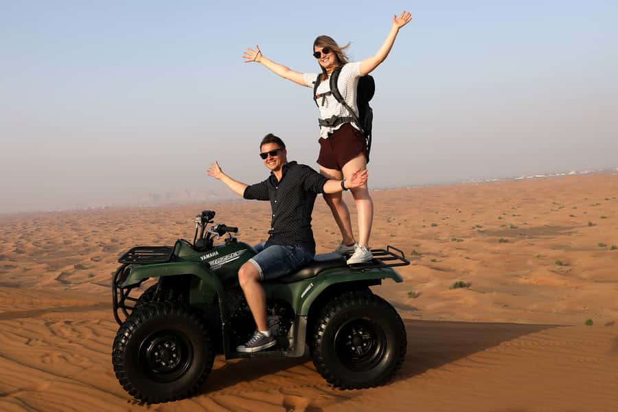Dubai: Adventure Quad Bike Safari, Camel Ride & Refreshment - The 60-Minute Quad Bike Ride
