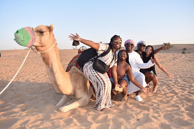 Dubai Desert Safari Dune Bashing, 60min ATV Quad, Camel Ride, BBQ - A Bedouin-style camp with a long evening program