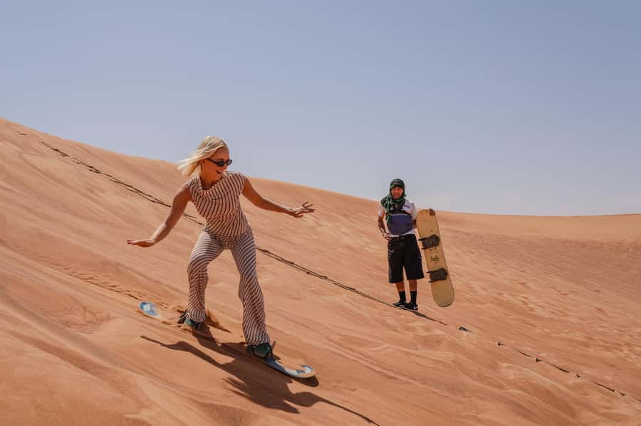 Dubai: Desert Safari, Quad Bike, Camel Ride & Al Khayma Camp - The ride from Dubai to the red dunes