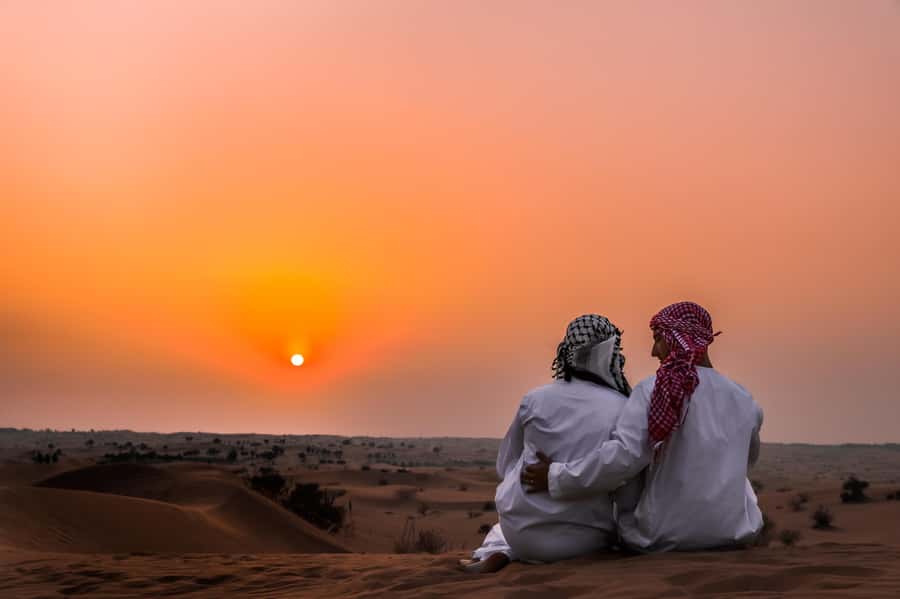 Dubai: Desert Safari, Quad Bike, Camel Ride & Al Khayma Camp - Barbecue dinner and camp entertainment