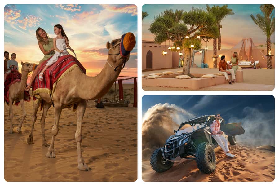 Dubai: Desert Safari, Quad Bike & Premium Camp Experience - Sandboarding offers a gentler desert challenge