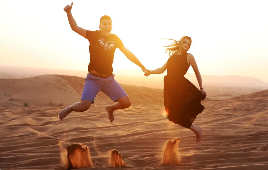 Dubai: Desert Safari, Quad Bike, Sandboarding, Camels & BBQ - The guides are the real variable