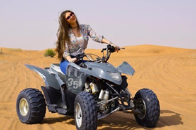 Dubai Desert Safari With BBQ, Quad Bike And Camel Ride - From Dubai hotels to the Lahbab red dunes