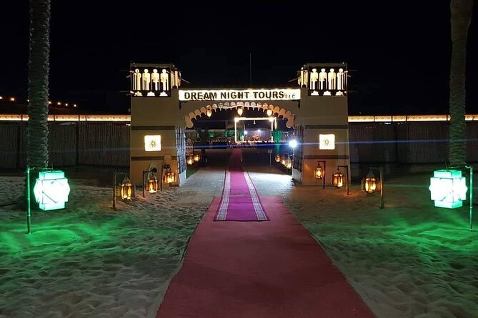 Dubai Desert Safari with Dune Bashing, Camel Ride, & BBQ Dinner - Sunset photos and a Bedouin-style camp
