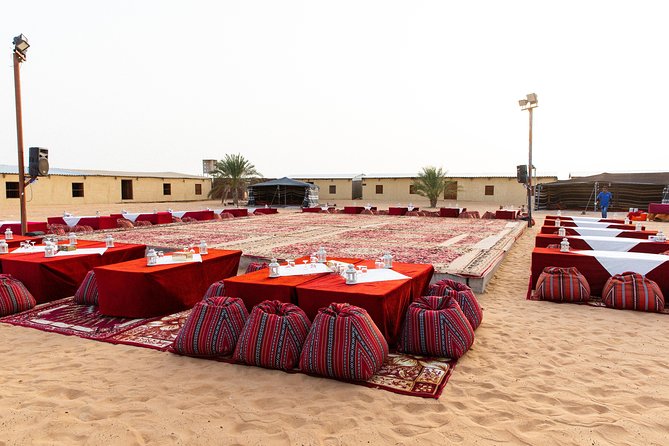 Dubai Desert Safari with Quads, BBQ Dinner, Camel ride, & Shows - Belly Dancing and the Tanoura Show