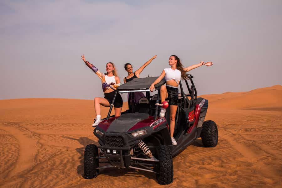 Dubai: Dune Buggy Desert Safari, Camel Ride & Sandboarding - Key points to know before booking