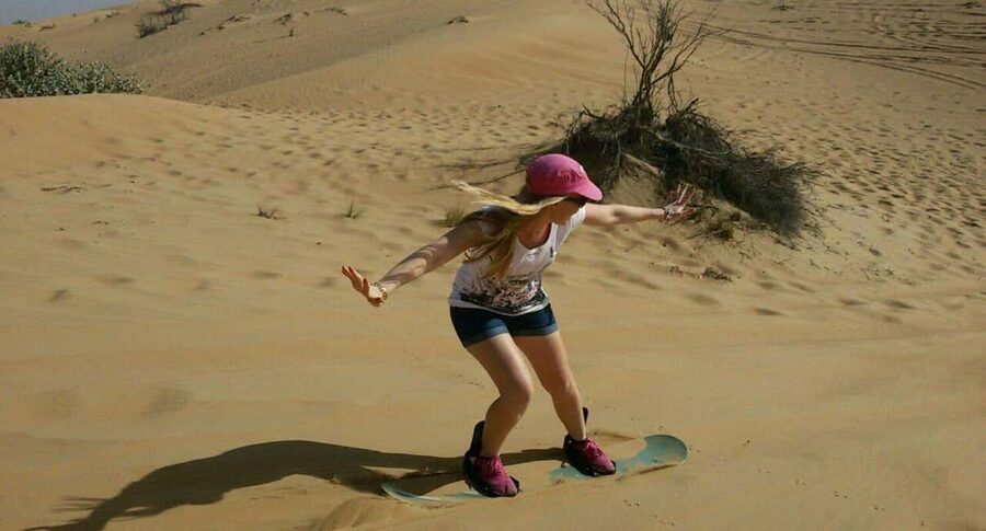 Dubai: Dune Quad Drive, Camels And Sand Boarding - Meeting the camels at the breeding center