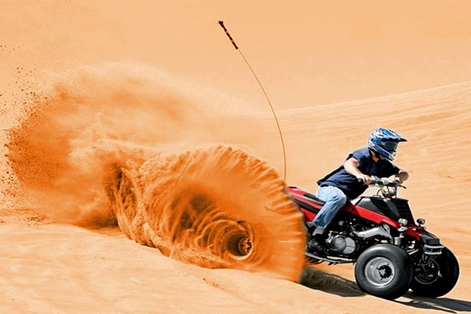 Dubai Evening 4x4 Desert Safari ATV Bike ,Camel Ride , BBQ Dinner - Key details before you book