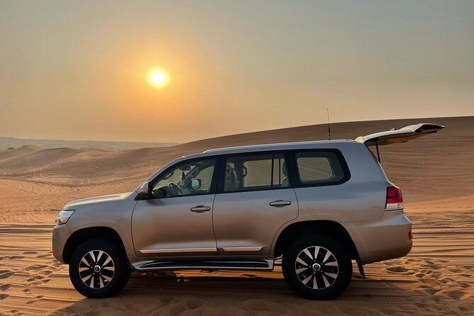 Dubai Evening Desert Safari With Transfers Dune Bashing & Dinner - The camel ride and falcon display