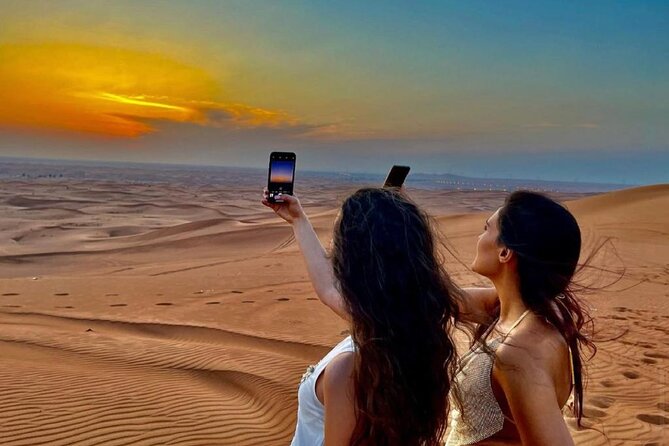 Dubai Evening Desert Safari With Transfers Dune Bashing & Dinner - Hotel pickup and the road to Lahbab