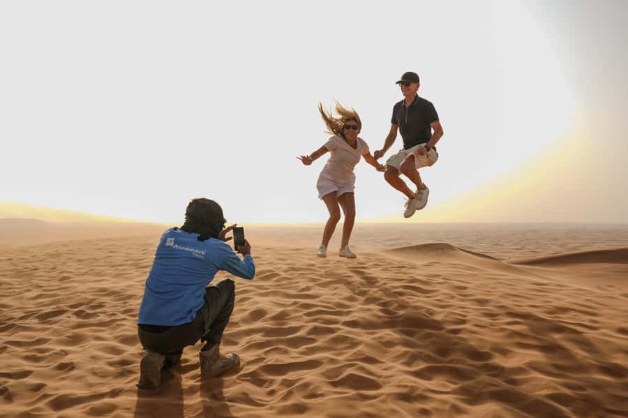 Dubai: Half-Day Desert Safari, Camel Ride, ATV & Dune Buggy - Dune bashing with a professional 4WD driver