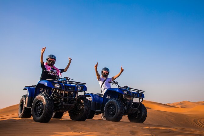 Dubai: Half-Day Desert Safari, Camels, Quad Bike & Refreshments - Sandboarding is easy to try, harder to master
