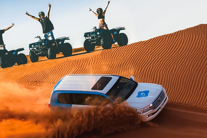 Dubai: Half-Day Desert Safari, Camels, Quad Bike & Refreshments - Lahbab begins with a cool break