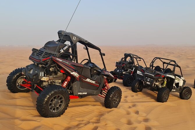 Dubai Morning Buggy Dunes Safari with Sandboarding & Camel Ride - Why Lahbab makes a better morning setting