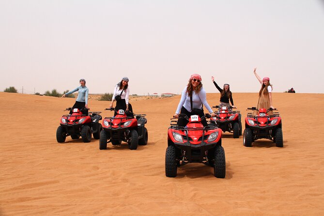 Dubai Morning Desert Safari with Quad Biking & More Activities - Quad Biking in the Fenced Riding Area