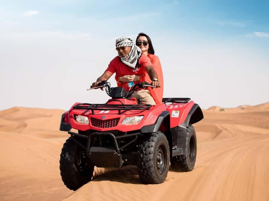 Dubai: Quad Bike or Dune Buggy Adventure & Optional Transfer - What this Lehbab desert trip is really like