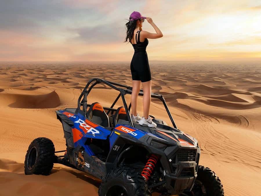 Dubai: Quad Bike or Dune Buggy Adventure & Optional Transfer - Sand, goggles, and the small details that matter
