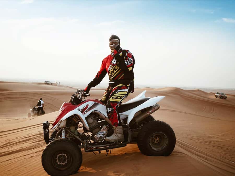 Dubai: Quad Bike or Dune Buggy Adventure & Optional Transfer - Safety briefing before the engines start