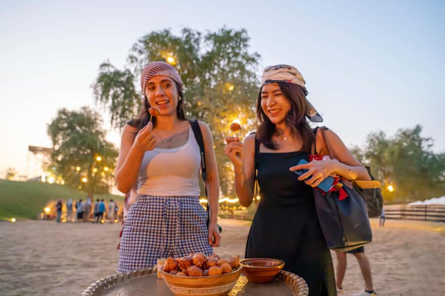 Dubai: Quad Bike Safari, Camels & Al Khayma Camp BBQ Dinner - Sandboarding and the best photo stop