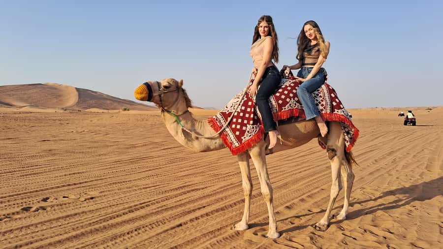 Dubai: Red Dunes Evening Quad Bike, Dune Blast with BBQ - Why Lahbab’s red dunes make a better backdrop