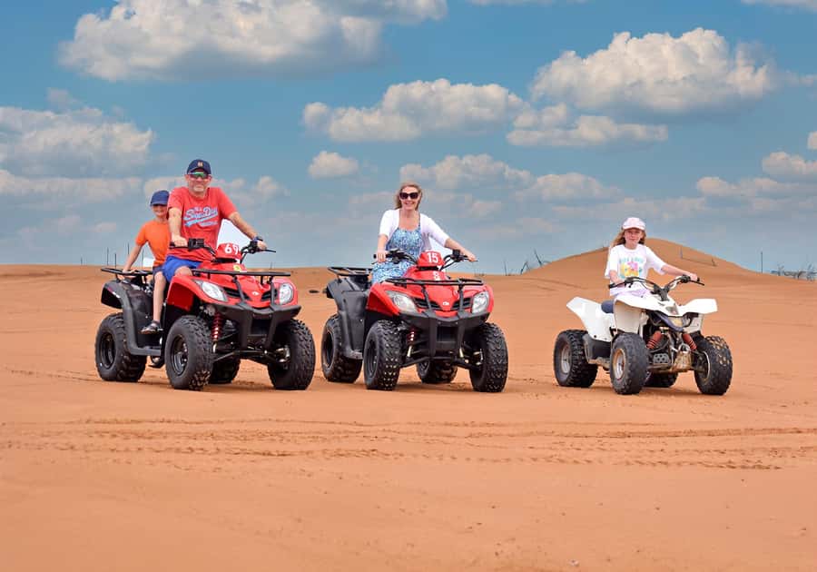 Dubai: Red Dunes Morning Desert Quad, Buggy or 4x4 Ride - Arriving at the Al Lahbab red dunes