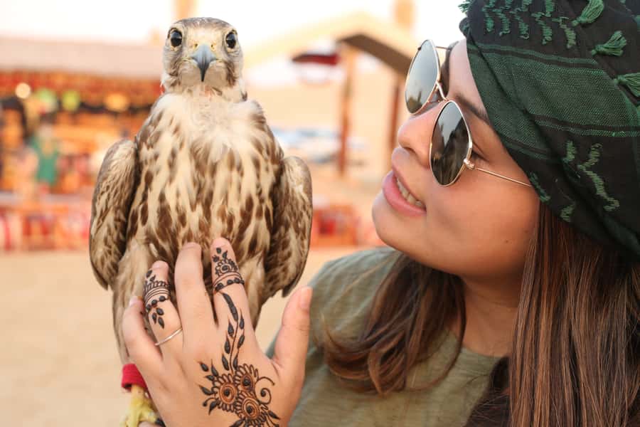 Dubai: Red Dunes Quad Bike with Sandboarding, Camels and BBQ - Guides make the long day easier