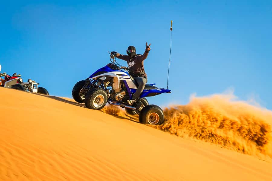 Dubai: Safari, Quad Bike, Camel Ride, and Buffet Dinner - What the $46 price really gets you