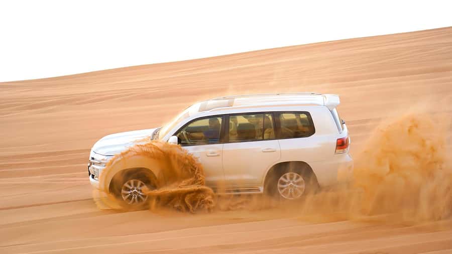 Dubai: Sandboarding, Camel Ride and Red Dune Bashing - From Dubai Towers to the Red Dunes
