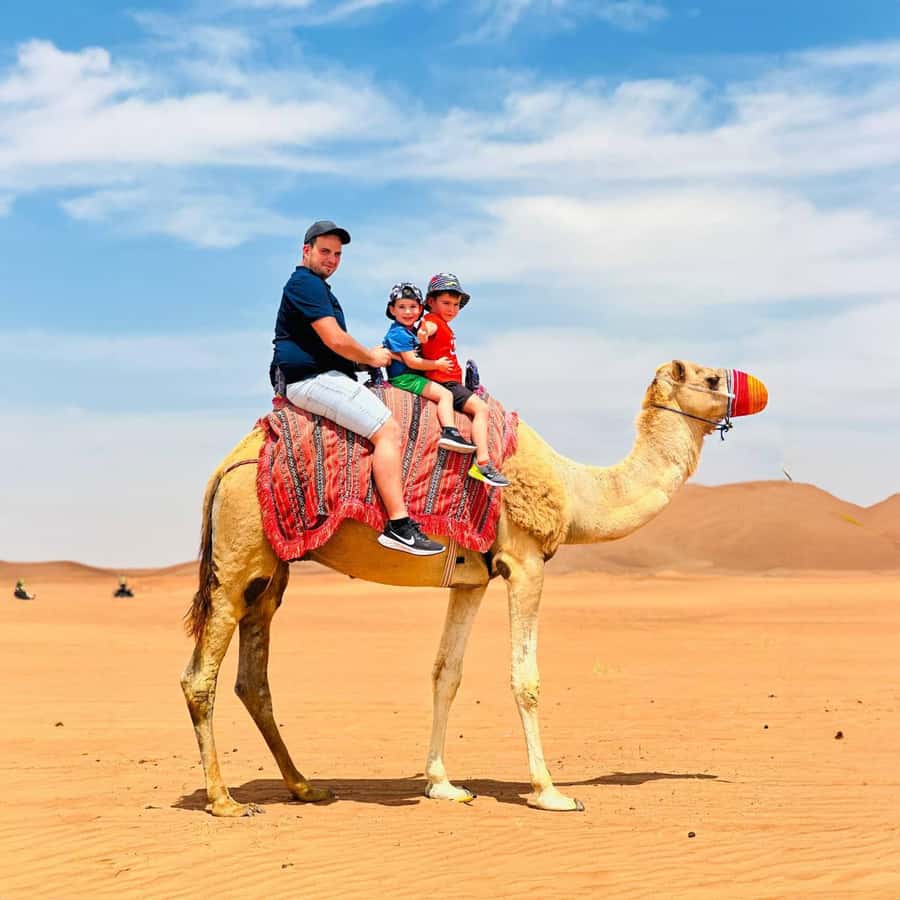 Dubai: Sandboarding, Camel Ride and Red Dune Bashing - How the Morning Usually Flows