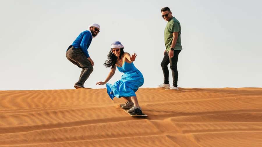Dubai: Sandboarding, Camel Ride and Red Dune Bashing - Guide Quality Can Shape the Whole Experience