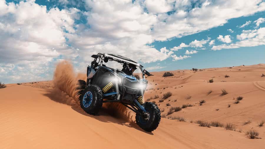 Dubai: Self-Drive 4WD Dune Buggy Guided Desert Adventure - Riding Big Red, Pink Rock, and Fossil Rock