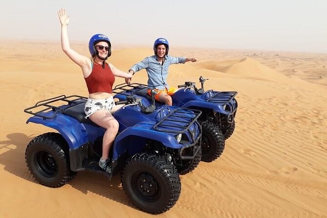 Dubai Self-drive Quad Bike, Sand Boarding, Camels & Refreshments - A practical morning away from Dubai