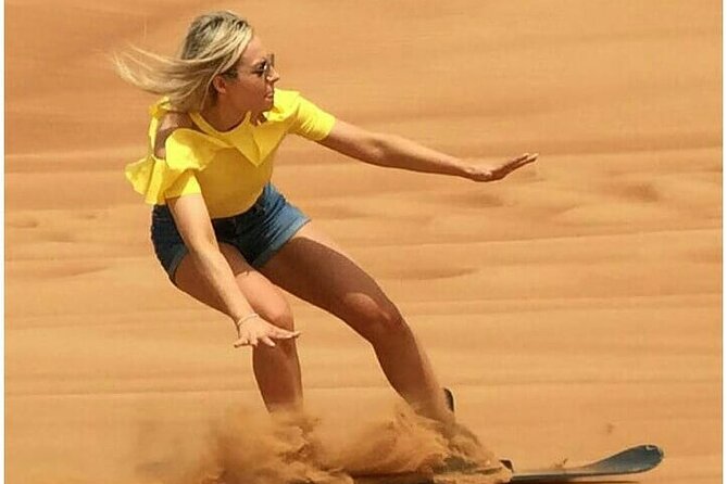 Dubia 4x4 Dune Bashing, Sandboarding, Camel Riding and Bbq Dinner - Hotel Pickup Begins the Afternoon