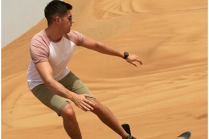 Dubia 4x4 Dune Bashing, Sandboarding, Camel Riding and Bbq Dinner - Sunset Photos Add a Calm Pause