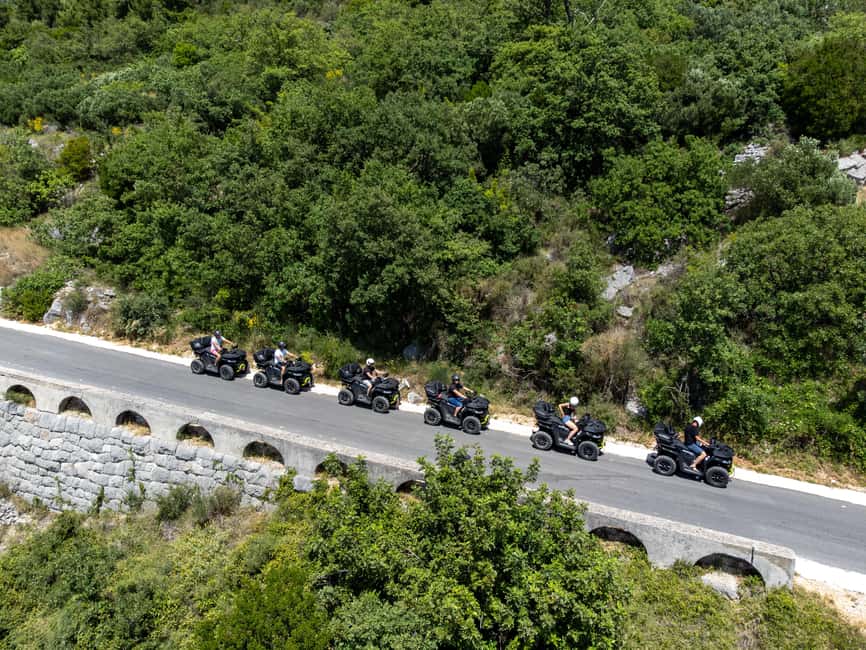 Dubrovnik: 2 Hour Countryside ATV/Quad Safari with pickup - Following the Via Franciscana near Orašac and Trsteno