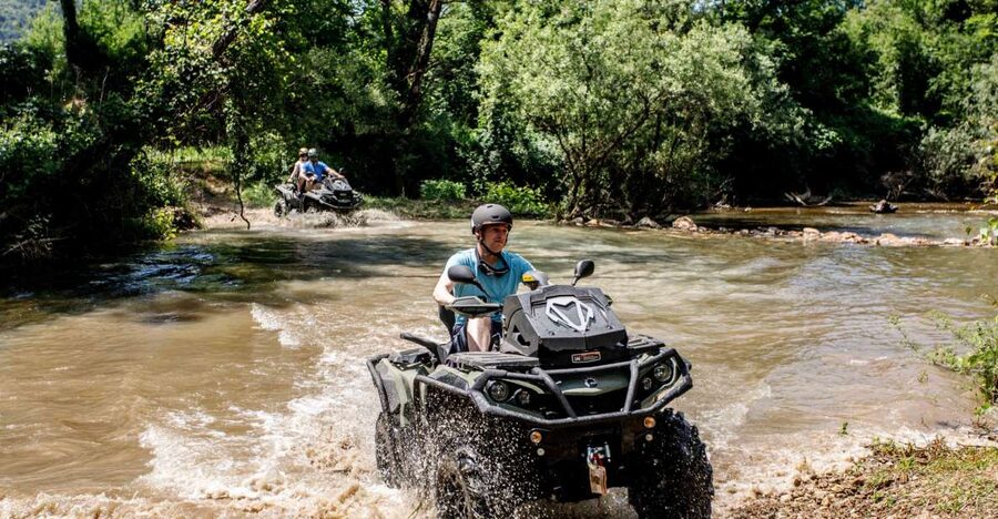 Dubrovnik: Kojan Koral ATV Quad Safari with transport - Pickup from Dubrovnik to Kojan Koral