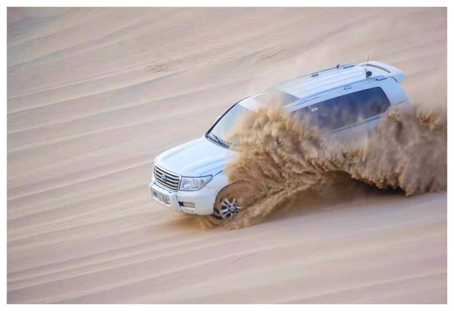 Dune Bashing, Sandboarding, Camel Ride & Optional ATV Ride - Key points at a glance