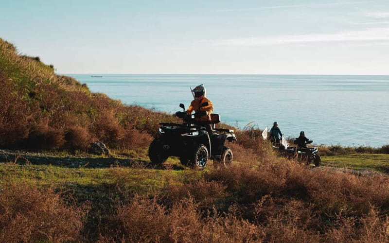 Durres: Kallmi Guided ATV Quad Bike Tour with Helmet - Sunset departures and changing conditions