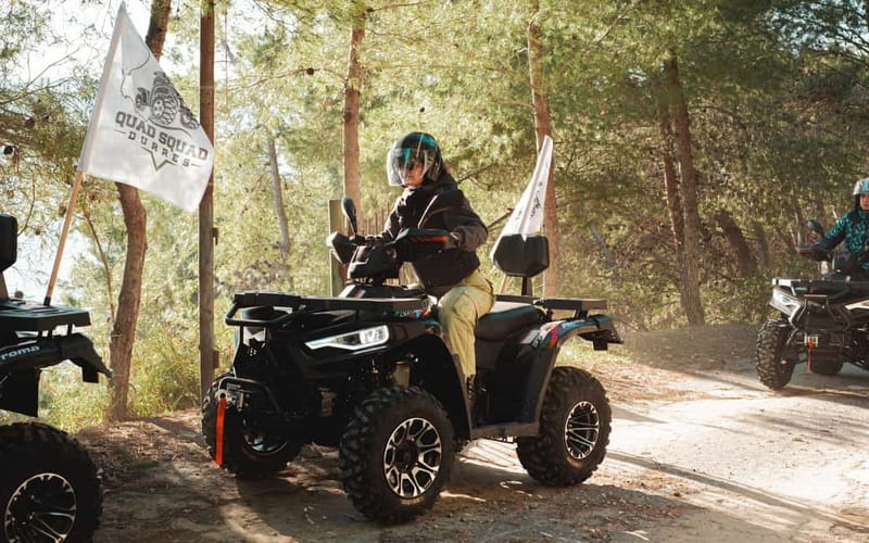 Durres: Kallmi Guided ATV Quad Bike Tour with Helmet - Meeting the guides and learning the ATVs