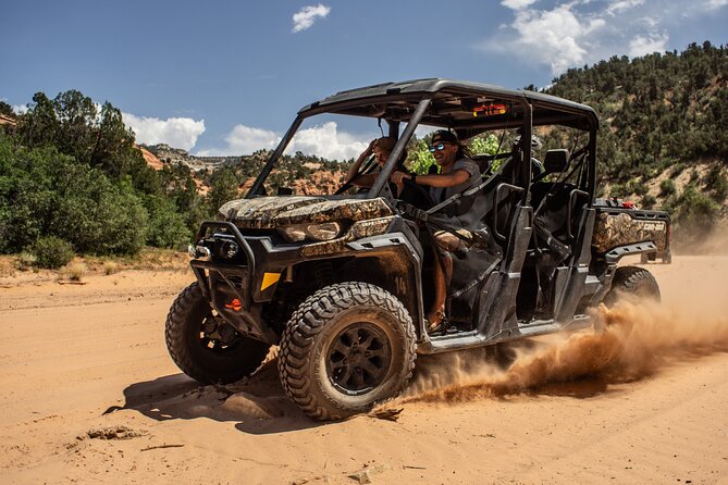 East Zion 4 Hour Slot Canyon Canyoneering UTV Tour - Hiking to Ladder Canyon beside Sugar Knoll