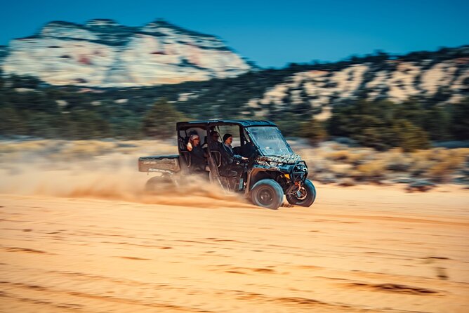 East Zion Canyoneering: Elkheart Canyon & UTV Tour - The sandy uphill walk to Elkheart Canyon