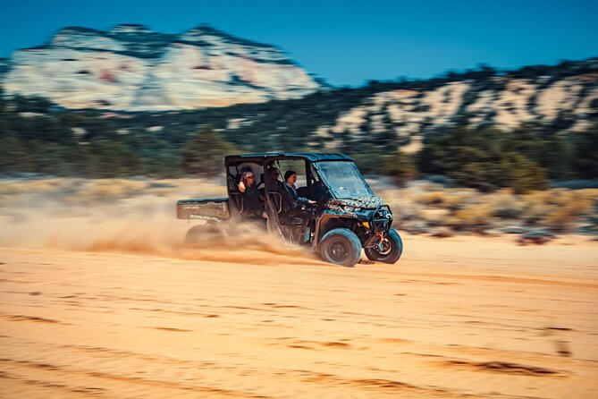 East Zion Crimson Canyon Hike & UTV Adventure - A private access point with fewer people