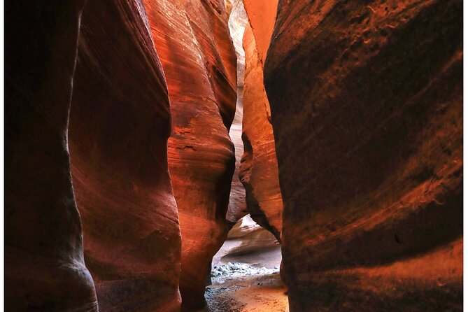 East Zion Crimson Canyon Hike & UTV Adventure - The 8 to 10 foot boulder sections
