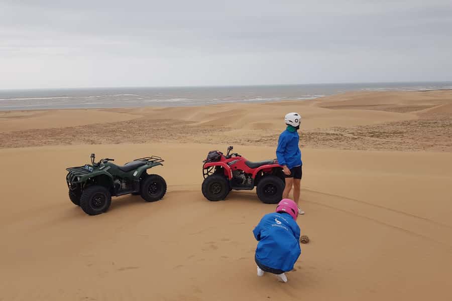 Essaouira P3: Quad tour forest beach dunes (free transfer) - Learning the quad before the route begins